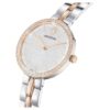Cosmopolitan-ure, fremstillet i Schweiz, metalarmbånd, sølvfarvet, finish i blandede metaller Cosmopolitan-ure, fremstillet i Schweiz, metalarmbånd, sølvfarvet, finish i blandede metaller