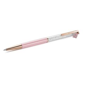 Crystalline kuglepen Teddy, lyserød, lyserødlakeret, rosaguldbelagt