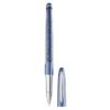Crystalline rollerball-pen, blå, forkromet Crystalline rollerball-pen, blå, forkromet