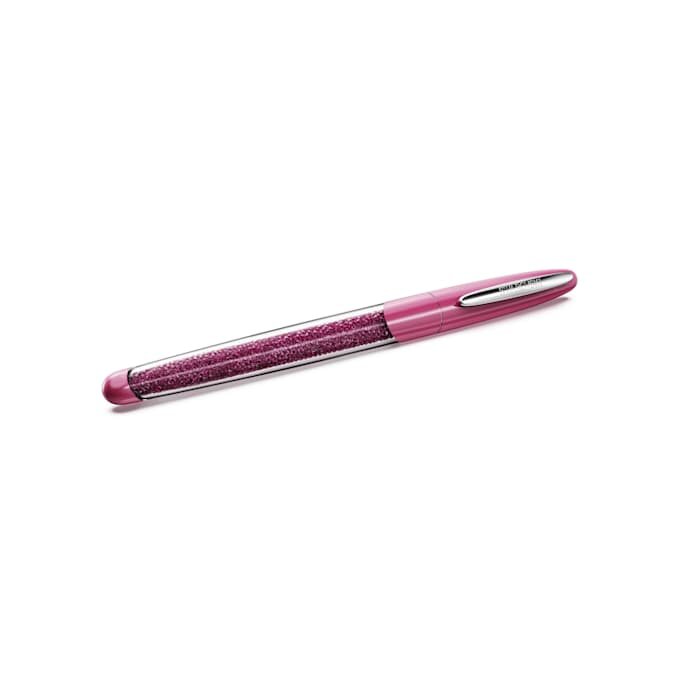 Crystalline rollerball-pen, lyserød, forkromet Crystalline rollerball-pen, lyserød, forkromet