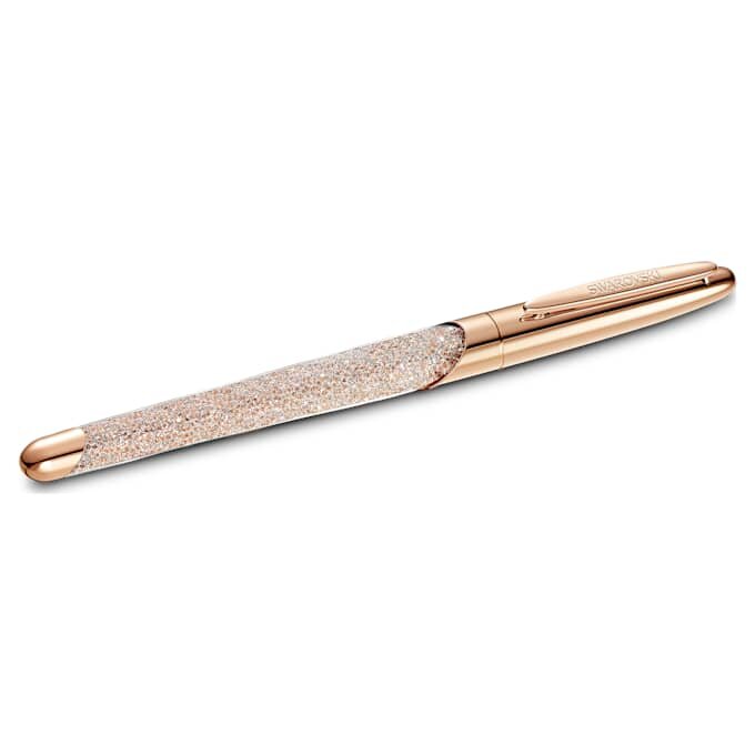 Crystalline-rollerballpen i rosaguldfarve, rosaguldbelagt Crystalline-rollerballpen i rosaguldfarve, rosaguldbelagt