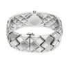 Curiosa armbåndsur med krystalarmbånd, sølvfarvet, rustfrit stål