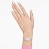 Dextera armbåndsur, fremstillet i Schweiz, metalarmbånd, guldfarvet, champagnefarvet finish