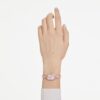Dextera armbåndsur, fremstillet i Schweiz, metalarmbånd, lyserød, rosaguldbelagt Dextera armbåndsur, fremstillet i Schweiz, metalarmbånd, lyserød, rosaguldbelagt