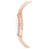 Dextera armbåndsur, fremstillet i Schweiz, metalarmbånd, lyserød, rosaguldbelagt Dextera armbåndsur, fremstillet i Schweiz, metalarmbånd, lyserød, rosaguldbelagt