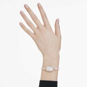 Dextera armbåndsur, fremstillet i Schweiz, metalarmbånd, rosaguldfarvet, rosaguldfarvet finish