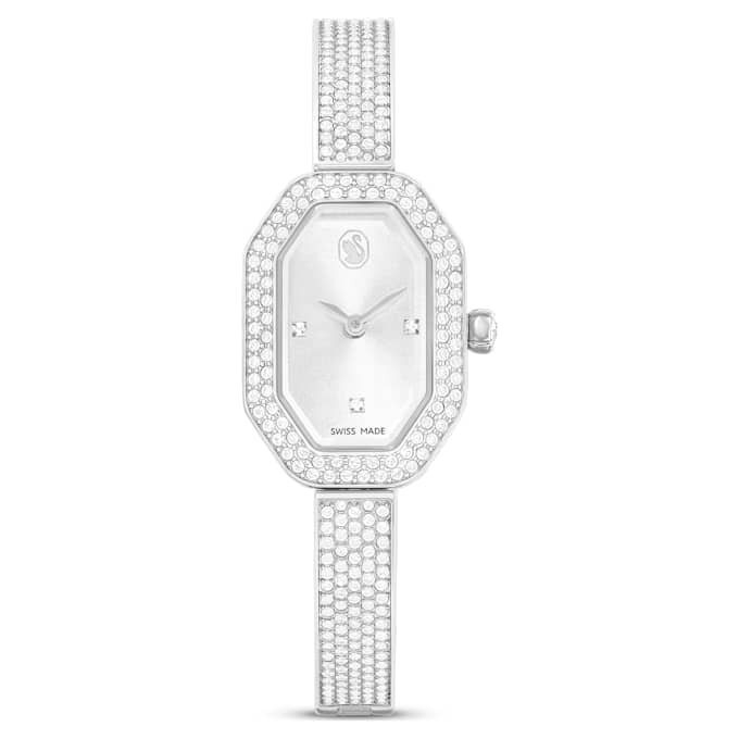 Dextera armbåndsur, fremstillet i Schweiz, metalarmbånd, sølvfarvet, rustfrit stål Dextera armbåndsur, fremstillet i Schweiz, metalarmbånd, sølvfarvet, rustfrit stål