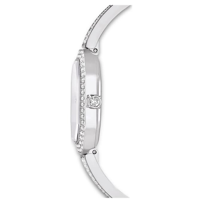 Dextera armbåndsur, fremstillet i Schweiz, metalarmbånd, sølvfarvet, rustfrit stål Dextera armbåndsur, fremstillet i Schweiz, metalarmbånd, sølvfarvet, rustfrit stål