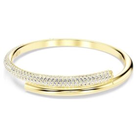 Dextera armring med magnetlås, hvid, guldbelagt Dextera armring med magnetlås, hvid, guldbelagt