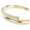 Dextera armring med magnetlås, hvid, guldbelagt Dextera armring med magnetlås, hvid, guldbelagt