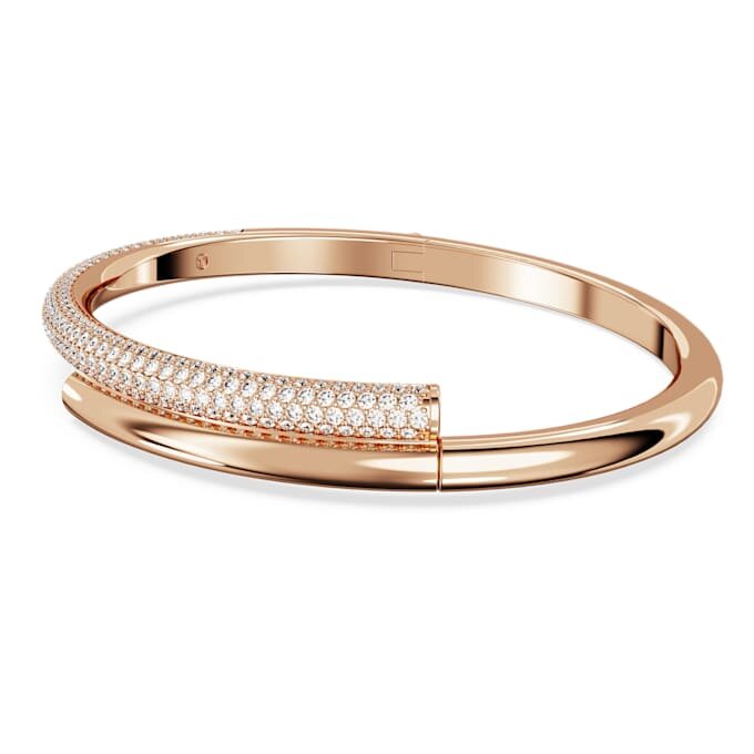 Dextera armring med magnetlås, hvid, rosaguldbelagt Dextera armring med magnetlås, hvid, rosaguldbelagt