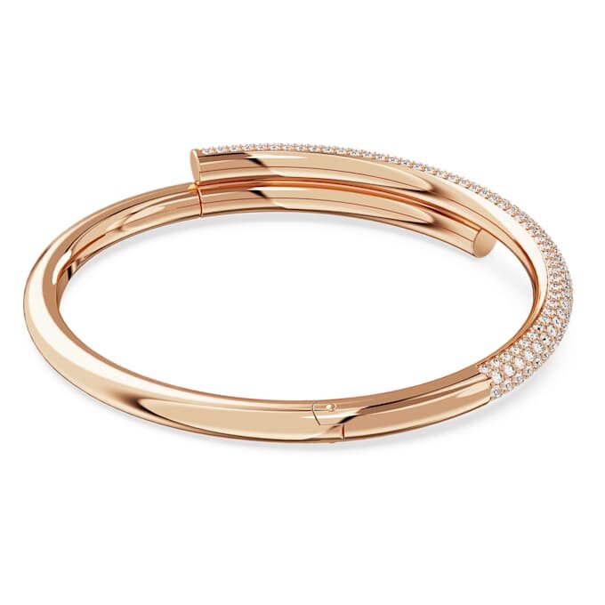 Dextera armring med magnetlås, hvid, rosaguldbelagt Dextera armring med magnetlås, hvid, rosaguldbelagt