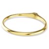 Dextera-armring med rundslibede krystaller, hvid, guldbelagt Dextera-armring med rundslibede krystaller, hvid, guldbelagt
