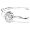 Dextera armring, rundslibet, hvid, rhodiumbelagt Dextera armring, rundslibet, hvid, rhodiumbelagt