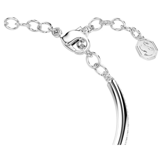 Dextera armring, rundslibet, hvid, rhodiumbelagt Dextera armring, rundslibet, hvid, rhodiumbelagt