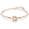 Dextera armring, rundslibet, hvid, rosaguldbelagt Dextera armring, rundslibet, hvid, rosaguldbelagt