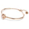 Dextera armring, rundslibet, hvid, rosaguldbelagt Dextera armring, rundslibet, hvid, rosaguldbelagt