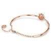 Dextera armring, rundslibet, hvid, rosaguldbelagt Dextera armring, rundslibet, hvid, rosaguldbelagt