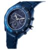 Dextera Chrono-ur 39 mm, Swiss Made, metalarmbånd, blå, blå finish Dextera Chrono-ur 39 mm, Swiss Made, metalarmbånd, blå, blå finish