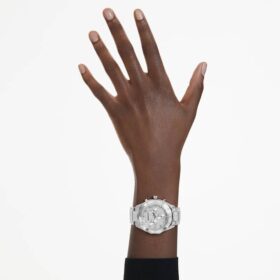 Dextera Lux-ur, Swiss Made, metalarmbånd, sølvfarvet, rustfrit stål