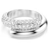 Dextera-ring, hvid, rhodineret Dextera-ring, hvid, rhodineret