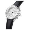Dextera Tachymeter-ur, Swiss Made, læderrem, sølvfarvet, rustfrit stål Dextera Tachymeter-ur, Swiss Made, læderrem, sølvfarvet, rustfrit stål