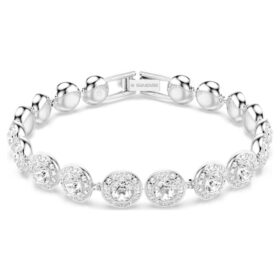 En Angelic armbånd, rundslibet, hvid, rhodineret En Angelic armbånd, rundslibet, hvid, rhodineret