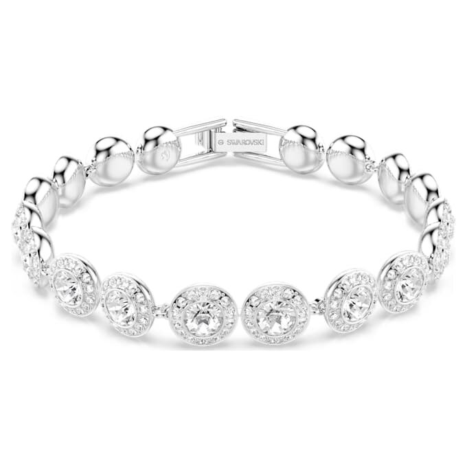En Angelic armbånd, rundslibet, hvid, rhodineret En Angelic armbånd, rundslibet, hvid, rhodineret