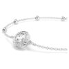 En Angelic armbånd, rundslibet, hvid, rhodineret En Angelic armbånd, rundslibet, hvid, rhodineret