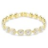 En Angelic armbånd, rundslibet, pavé, medium, hvid, guldbelagt En Angelic armbånd, rundslibet, pavé, medium, hvid, guldbelagt