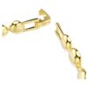 En Angelic armbånd, rundslibet, pavé, medium, hvid, guldbelagt En Angelic armbånd, rundslibet, pavé, medium, hvid, guldbelagt