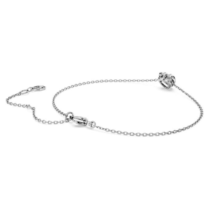 Eternity-armbånd med laboratoriefremstillede diamanter, 0,5 ct i alt, hjerteform, sterlingsølv Eternity-armbånd med laboratoriefremstillede diamanter, 0,5 ct i alt, hjerteform, sterlingsølv
