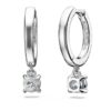 Eternity Drop-øreringe med laboratoriefremstillede diamanter 0,7 ct i alt, rund form, 14K hvidguld Eternity Drop-øreringe med laboratoriefremstillede diamanter 0,7 ct i alt, rund form, 14K hvidguld