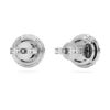 Eternity Halo-øreringe med laboratoriefremstillede diamanter, 2 ct i alt, runde, 14K hvidguld Eternity Halo-øreringe med laboratoriefremstillede diamanter, 2 ct i alt, runde, 14K hvidguld