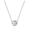 Eternity Halo solitaire-vedhæng med laboratoriefremstillede diamanter, 0,23 ct i alt, rund form, sterlingsølv