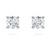 Eternity-øreringe med laboratoriedyrkede diamanter, 0,52 ct i alt, runde, sterlingsølv Eternity-øreringe med laboratoriedyrkede diamanter, 0,52 ct i alt, runde, sterlingsølv