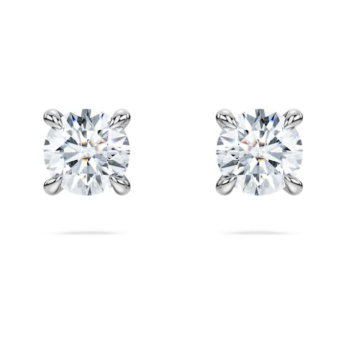 Eternity-øreringe med laboratoriedyrkede diamanter, 0,52 ct i alt, runde, sterlingsølv Eternity-øreringe med laboratoriedyrkede diamanter, 0,52 ct i alt, runde, sterlingsølv