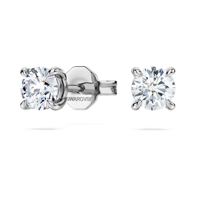 Eternity-øreringe med laboratoriedyrkede diamanter, 0,52 ct i alt, runde, sterlingsølv Eternity-øreringe med laboratoriedyrkede diamanter, 0,52 ct i alt, runde, sterlingsølv