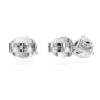 Eternity-øreringe med laboratoriedyrkede diamanter, 2,0 ct i alt, rund form, 14K hvidguld Eternity-øreringe med laboratoriedyrkede diamanter, 2,0 ct i alt, rund form, 14K hvidguld