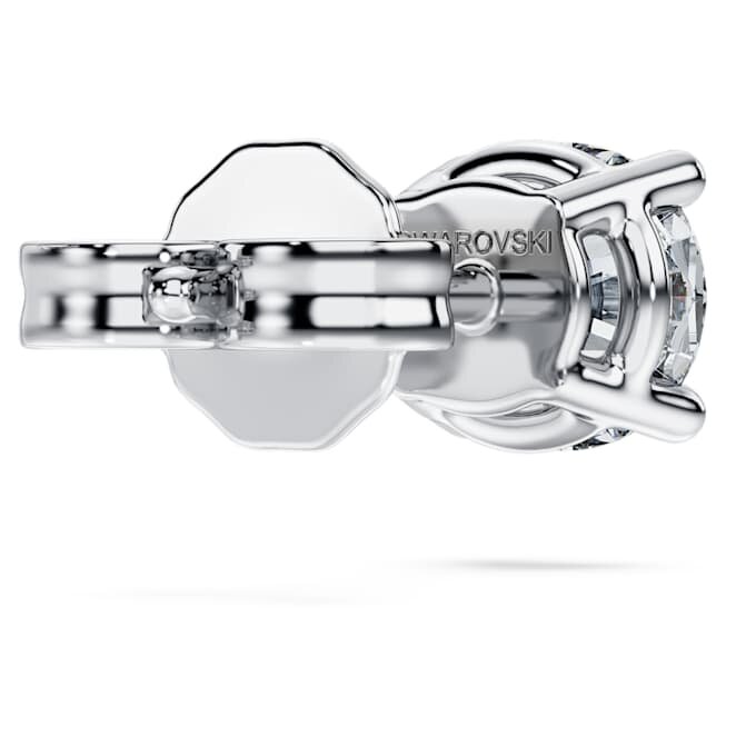 Eternity-øreringe med laboratoriefremstillede diamanter, 0,5 ct i alt, enkelt, rund form, 14K hvidguld Eternity-øreringe med laboratoriefremstillede diamanter, 0,5 ct i alt, enkelt, rund form, 14K hvidguld