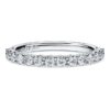 Eternity-ring med laboratoriedyrkede diamanter, 0,5 ct i alt, rund form, 14K hvidguld Eternity-ring med laboratoriedyrkede diamanter, 0,5 ct i alt, rund form, 14K hvidguld