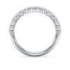 Eternity-ring med laboratoriedyrkede diamanter, 0,5 ct i alt, rund form, 14K hvidguld Eternity-ring med laboratoriedyrkede diamanter, 0,5 ct i alt, rund form, 14K hvidguld