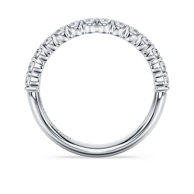 Eternity-ring med laboratoriedyrkede diamanter, 0,5 ct i alt, rund form, 14K hvidguld Eternity-ring med laboratoriedyrkede diamanter, 0,5 ct i alt, rund form, 14K hvidguld