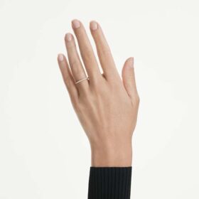 Eternity-ring med laboratoriefremstillede diamanter, 0,2 ct i alt, rund form, 14K gult guld Eternity-ring med laboratoriefremstillede diamanter, 0,2 ct i alt, rund form, 14K gult guld