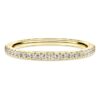 Eternity-ring med laboratoriefremstillede diamanter, 0,2 ct i alt, rund form, 14K gult guld Eternity-ring med laboratoriefremstillede diamanter, 0,2 ct i alt, rund form, 14K gult guld