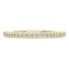 Eternity-ring med laboratoriefremstillede diamanter, 0,2 ct i alt, rund form, 14K gult guld Eternity-ring med laboratoriefremstillede diamanter, 0,2 ct i alt, rund form, 14K gult guld