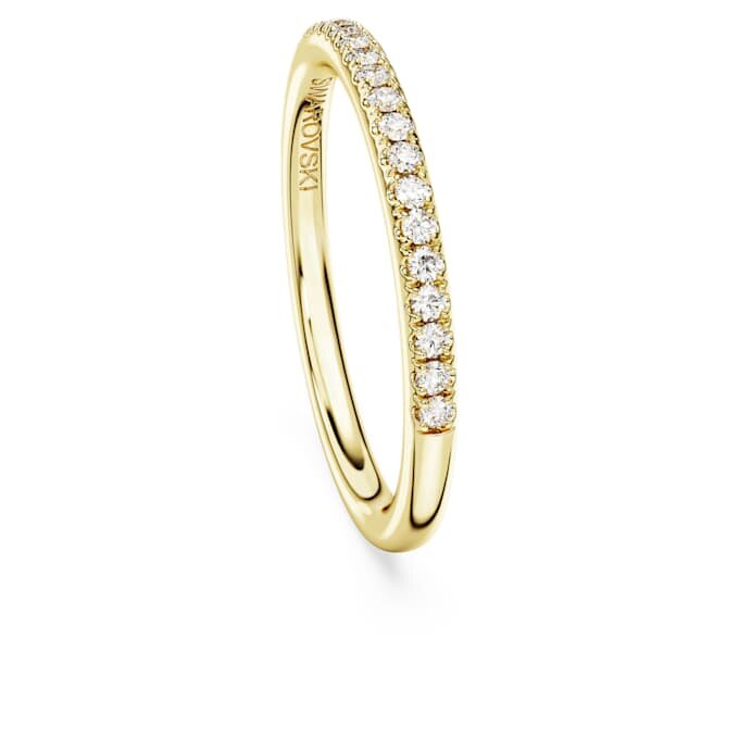 Eternity-ring med laboratoriefremstillede diamanter, 0,2 ct i alt, rund form, 14K gult guld Eternity-ring med laboratoriefremstillede diamanter, 0,2 ct i alt, rund form, 14K gult guld