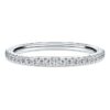 Eternity-ring med laboratoriefremstillede diamanter, 0,2 ct i alt, rund form, 14K hvidguld Eternity-ring med laboratoriefremstillede diamanter, 0,2 ct i alt, rund form, 14K hvidguld