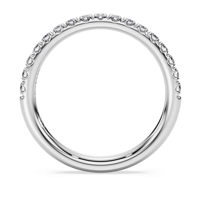 Eternity-ring med laboratoriefremstillede diamanter 0,4 ct i alt, rund form, 14K hvidguld Eternity-ring med laboratoriefremstillede diamanter 0,4 ct i alt, rund form, 14K hvidguld