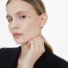 Eternity-ring med laboratoriefremstillede diamanter, 1 ct i alt, runde, 14K hvidguld Eternity-ring med laboratoriefremstillede diamanter, 1 ct i alt, runde, 14K hvidguld
